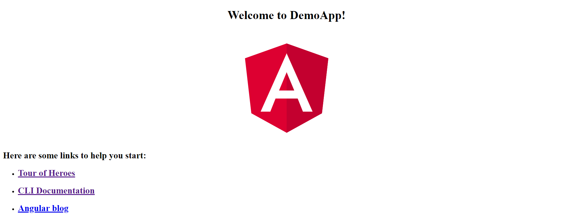 Our Application